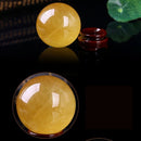 Yellow Crystal Ball Transfer Ball Lucky Yellow Crystal Ball Seven Star Arra E3X4