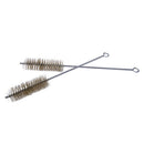 2Pcs 30mm Diameter Brass Wire Tube Brush Cleaning Tool 30cm Long T9P7