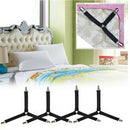 2pcs Triangle Suspender Bed Mattress Sheet Straps Clips Grippers Fasteners LJ