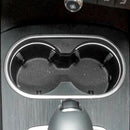 Car Center Console Interior Water Cup Holder Stainless Steel Decorative Cov P2Y1