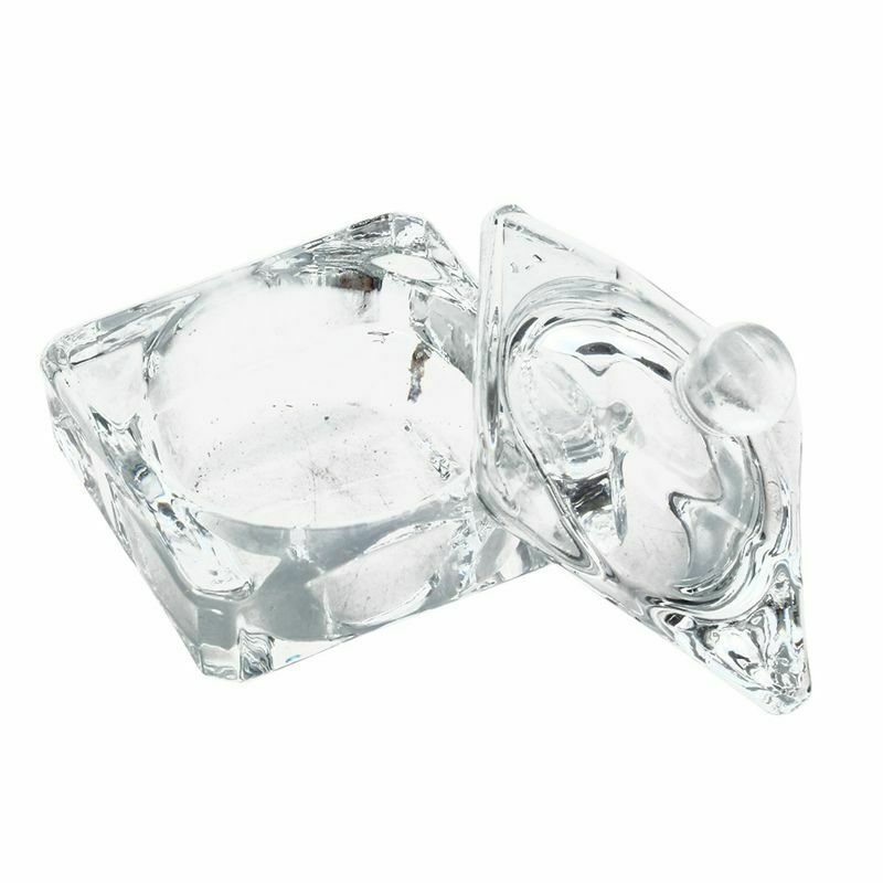 1 pcs New For Liquid Powder Tool Crystal Dappen Dish Nail Art Acrylic H6H4