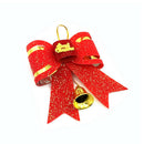 Best Christmas Tree Decoration Bow Christmas Ornaments Knot Flowers with bell  Z