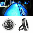 Outdoor Camping Portable USB Rechargeable LED Multifunction Fan Light Hangi L5J7