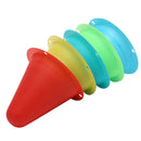 5Pcs Inline Skating Skateboard Mark Cup Soccer Rugby Speed Training Equipm JR