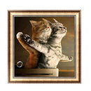 Romantic Cats 5D Diamond Embroidery Painting Cross Stitch Craft Decoratio D T4A1
