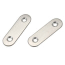 50mmx16mm Straight Repair Joining Mending Flat Plate Bracket 10pcs