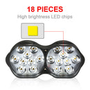 1pcs Motorcycle Motorbike Headlight Spot Fog Lights Head Front Work Light LED