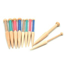 1PC DIY Weaving Tool Wood Woven Sweater Scarf Tapestry Bobbin Crochet Hook 3C