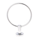 Stainless Steel Towel Ring Holder Hanger Chrome Wall Mounted Home Hotel Bathroom