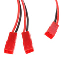 2 Pieces Lipo Battery Cable Connector JST Male / Female To Y Connector Female /