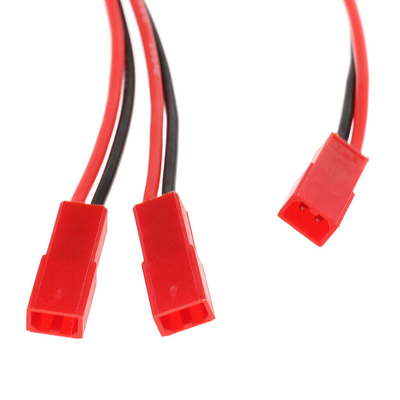 2 Pieces Lipo Battery Cable Connector JST Male / Female To Y Connector Female /