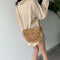 Summer Straw Tassel Shoulder Bag Women Beach Messenger Satchel Bags (Brown)