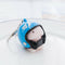 Motorcycle Hat Key Ring To Relieve Stress Cartoon Captain America Keychain Gift