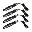 4PCS Motorcycle 12 LED Turn Signal Indicator Blinkers Light Amber AU