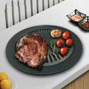 Smokeless Indoor Stovetop BBQ Grill Tray Barbecue House Gas Stove Portable Z8C2