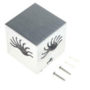 AC110-240V 3W LED Metal Square Yellow Wall Lamp Light Home Hotel Bar Decor