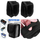 2Pcs Portable Anti-Shock Pulse Oximeter Storage Container Carrying Pouch