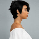 Short Curly Hair Wigs for Women Hair Net Head Cover Hairpiece Daily Brown