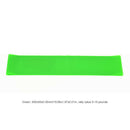 Fitness Yoga Workout Squats Training Hip Loop Resistance Bands (Green 0.35)