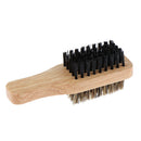 3x Male Men Boar Bristle Beard Mustache Brush w/ Handle Face Hair Shaving
