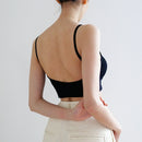 2 Pcs Ladies Comfortable Bra Without Wire, Padded Bustier Bralette Bra Top,
