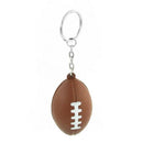 Brown American Football Dangling Metal Compound Split Key Holder U9G3