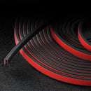 Rubber 10M B-Type Trim Rubber Strip Universal Car Door Edge Seal Weather-strip