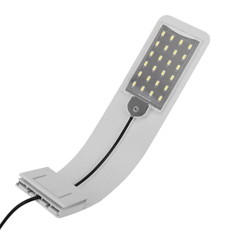 LED Waterproof Aquarium Light Tank Plant Grow Clip Lamp (Blue White White) A