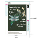 5D DIY Full Drill Diamond Painting Dragonfly Cross Stitch Mosaic Kit (V422)