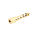 6.35mm 1/4" Inch Stereo Male Plug To 3.5mm Female Socket Mini Jack Adaptor