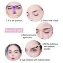 8PCS DIY Eyebrow Shaper Makeup Template Eyebrow Grooming Shaping Stencil Kit Bj