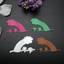 Cutting Die Decor Carbon Steel Rainbow Cloud Shape Craft Embossing