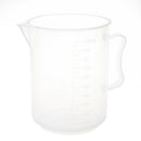 1000mL Capacity Clear Plastic Graduated Laboratory Measuring Set Beaker
