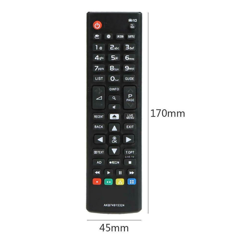 433MHz Smart Wireless Remote Control TV Replacement for LGAKB74915324