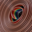 10ft 40 Way 40-Pin Rainbow Color IDC Flat Ribbon Cable 1.27mm Pitch