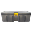 Plastic Dual Layer Waterproof Fishing Tackle Box Lures Storage Case Bag Tool