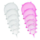 Silicone Stretch Lids 12pcs Silicone Lids, Reusable Durable Eco-Friendly St