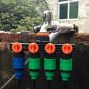 Garden Water Tap Splitter Adaptor Quick Thread Hose Pipe Connector Adapter Q0Z2