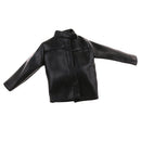 1/6 Scale Black PU Leather Male Jacket Coat Clothes Clothing for 12 inch Action