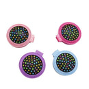 4 Pcs Mirror Folding Travel Hair Brushes - Portable Wet Magic Mini Up Hair