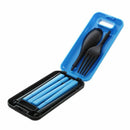Outdoor Travel Picnic Portable Tableware Eco-friendly ABS Tableware Chopsti N7E5