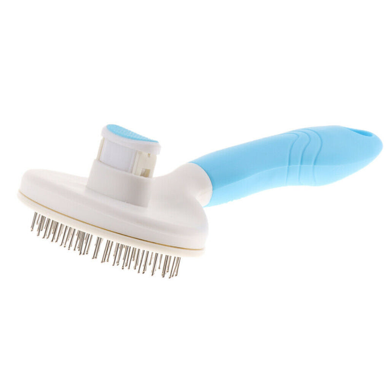 Pet Dog Cat Stainless Steel Needle Comb Hair Shedding Grooming Brush