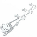 Santa Claus Elk Mold Carbon Steel Cutting Dies for Craft Album Cards Embossi Hn
