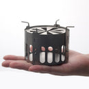 Outdoor Camping Folding Alcohol Stove Bracket Titanium Portable Camping Pic