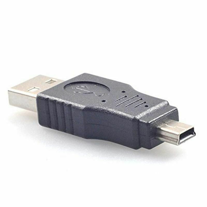 10PCS OTG 5 Pin F/M mini Changer Adapter Converter USB Male to Female Micro Q2D9