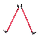 2Pcs Tone Aluminum Car Front Bumper Lip Splitter Tie Rod 20CM 7.9inch Red