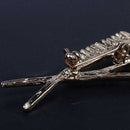 New Fashion Mini comb scissors brooch exquisite brooch crystal jewelry wedd L5L1