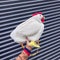 Women Messenger Bag Cartoon Chicken Casual Shoulder Bag Cute Girl Plush Handb BX
