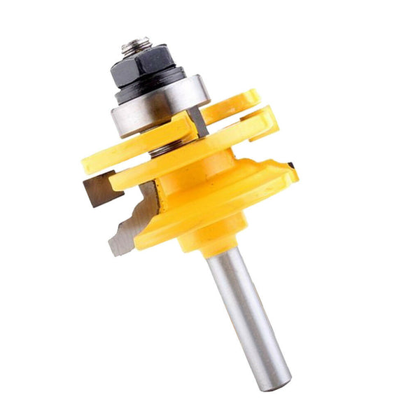 1/2" Shank Glass Door Rail Stile Reversible Router Bit Wood Cutting Tool