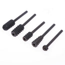 10pcs Rotary Burr woodworking Wood Carving File Rasp Drill Bit 1/8" Shank Tool